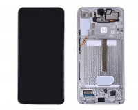 ECRAN BLANC AVEC CAMERA ET HAUT-PARLEUR SAMSUNG GALAXY S22+