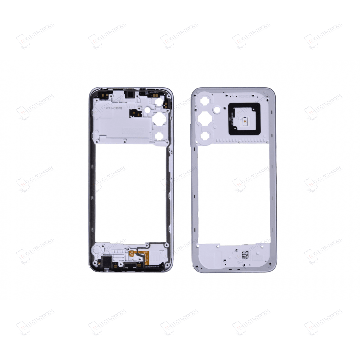 CHASSIS INTERMEDIAIRE ARGENT SAMSUNG GALAXY A05S