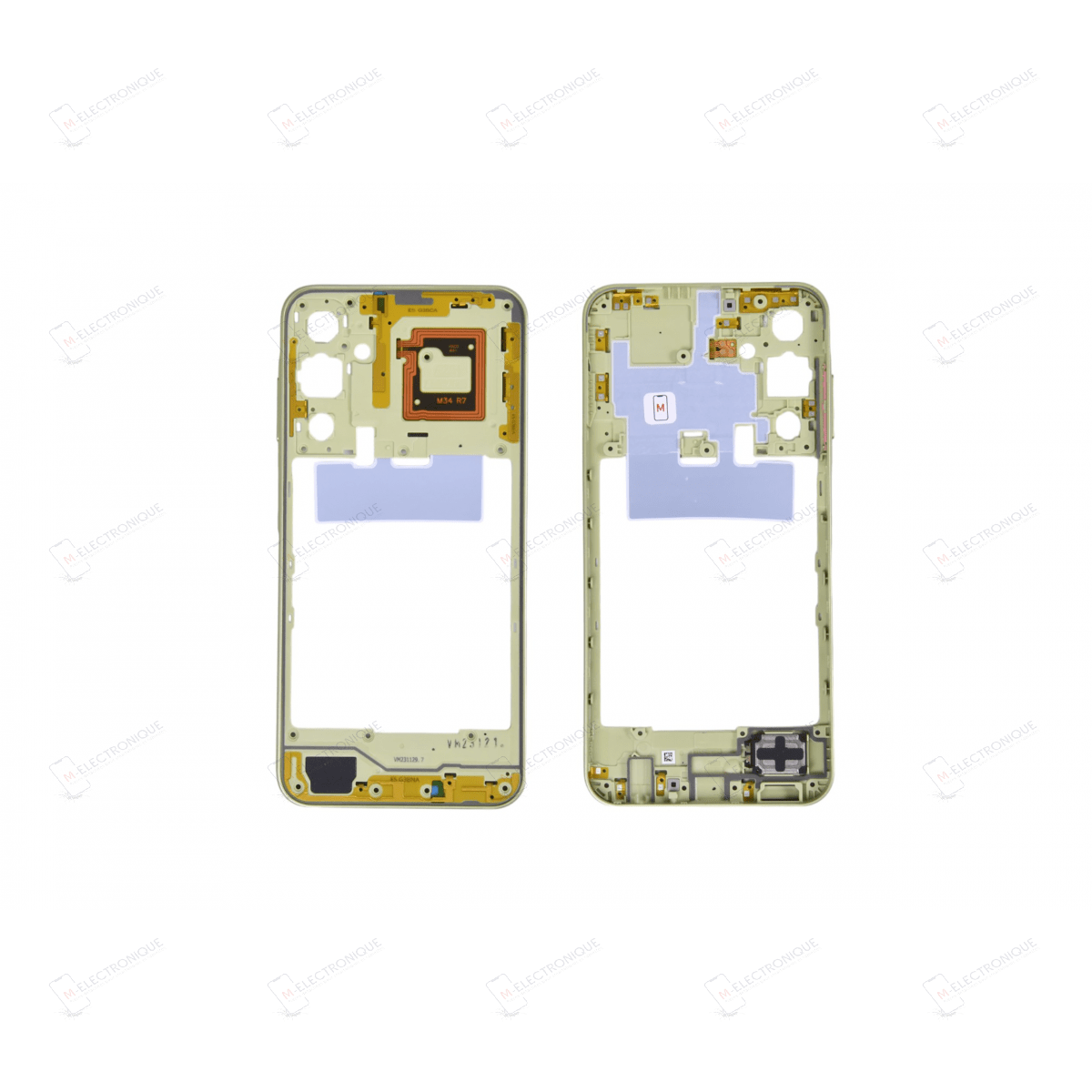 CHASSIS INTERMEDIAIRE VERT SAMSUNG GALAXY A25 5G