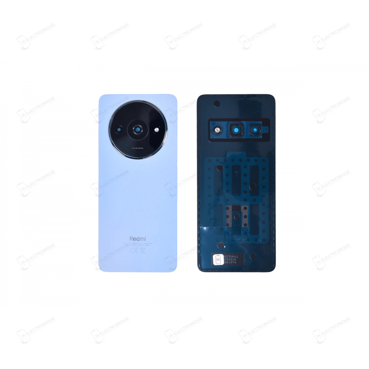 VITRE ARRIERE BLEU XIAOMI REDMI A3