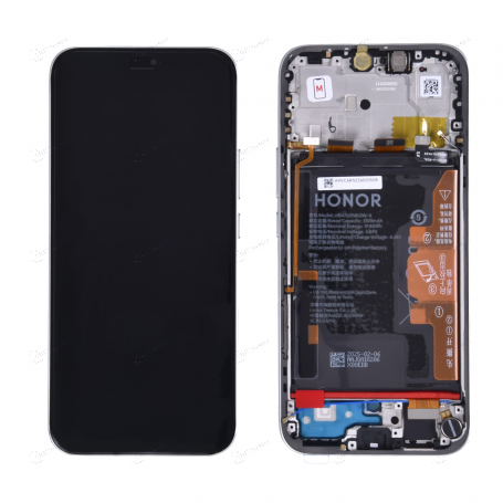 ECRAN AVEC BATTERIE VELVET GREY HONOR 400 LITE