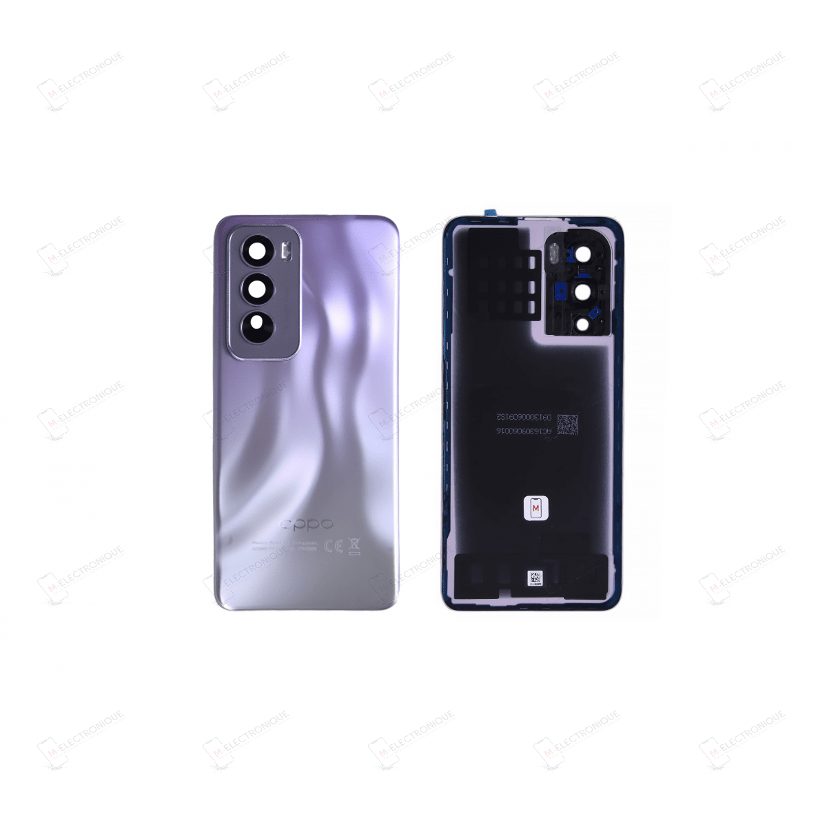 CACHE ARRIERE NEBULA SILVER OPPO RENO12 PRO