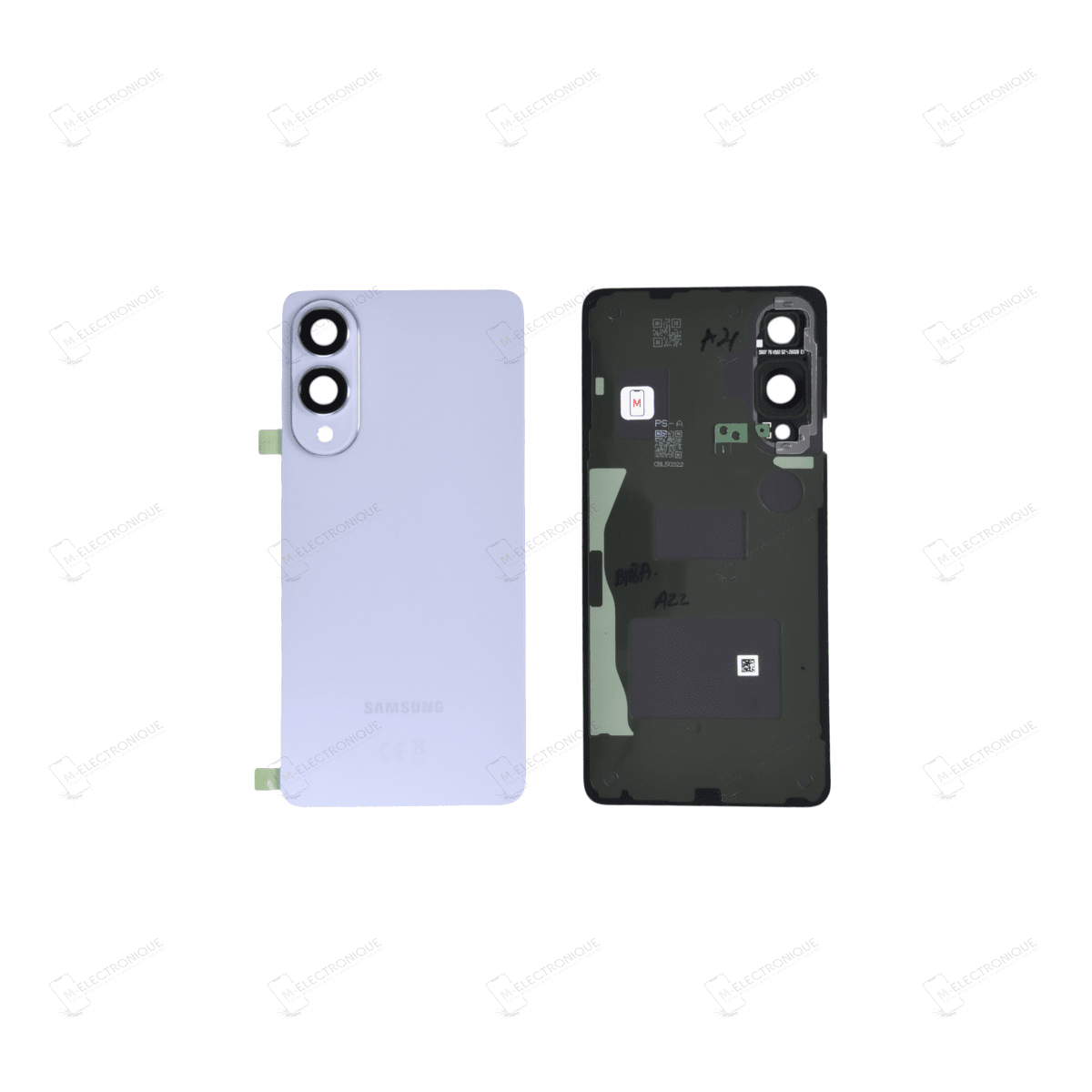 VITRE ARRIERE BLEU CLAIR TITANE SAMSUNG GALAXY S25 EDGE