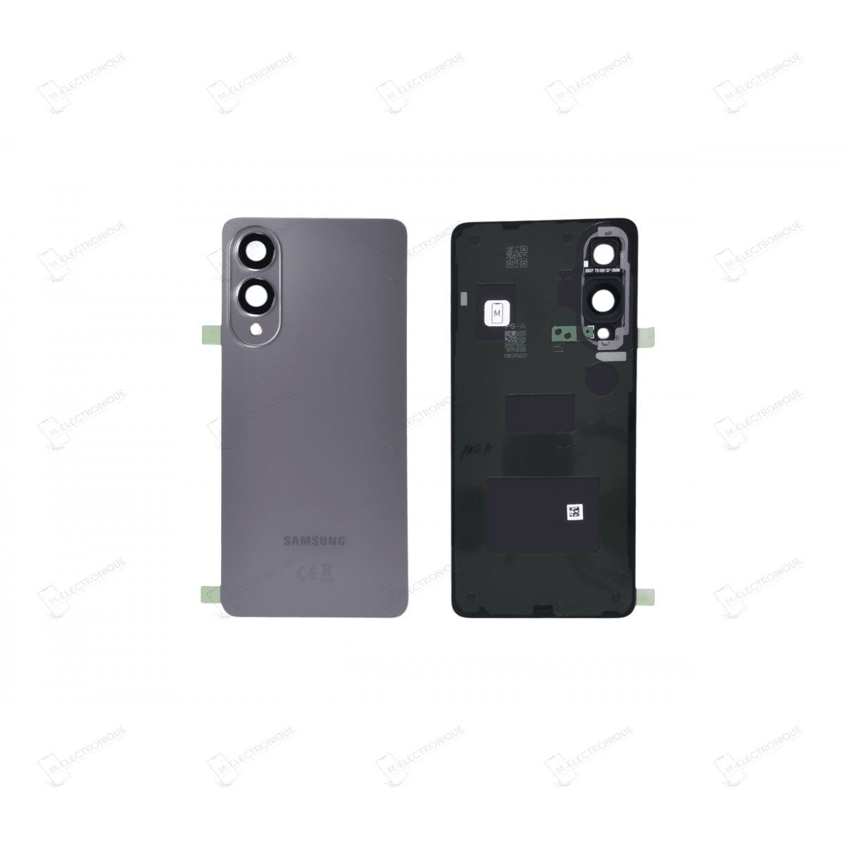 VITRE ARRIERE ARGENT TITANE SAMSUNG GALAXY S25 EDGE