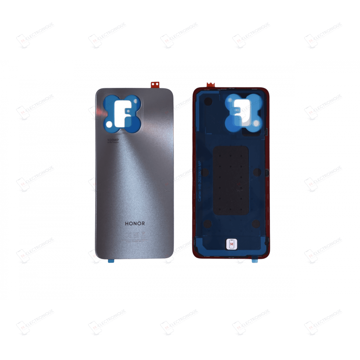 CACHE ARRIERE TITANIUM SILVER HONOR X8A