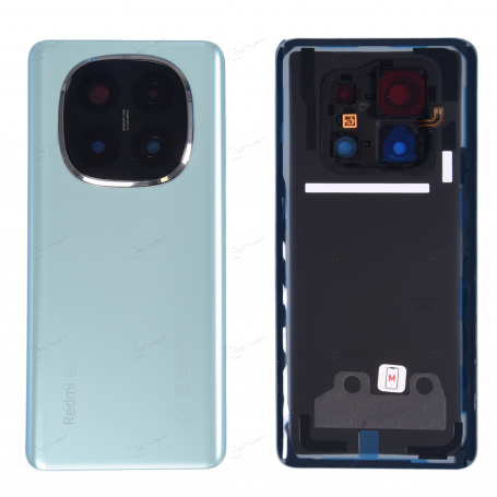VITRE ARRIERE BLEU XIAOMI REDMI NOTE 14 PRO+ 5G