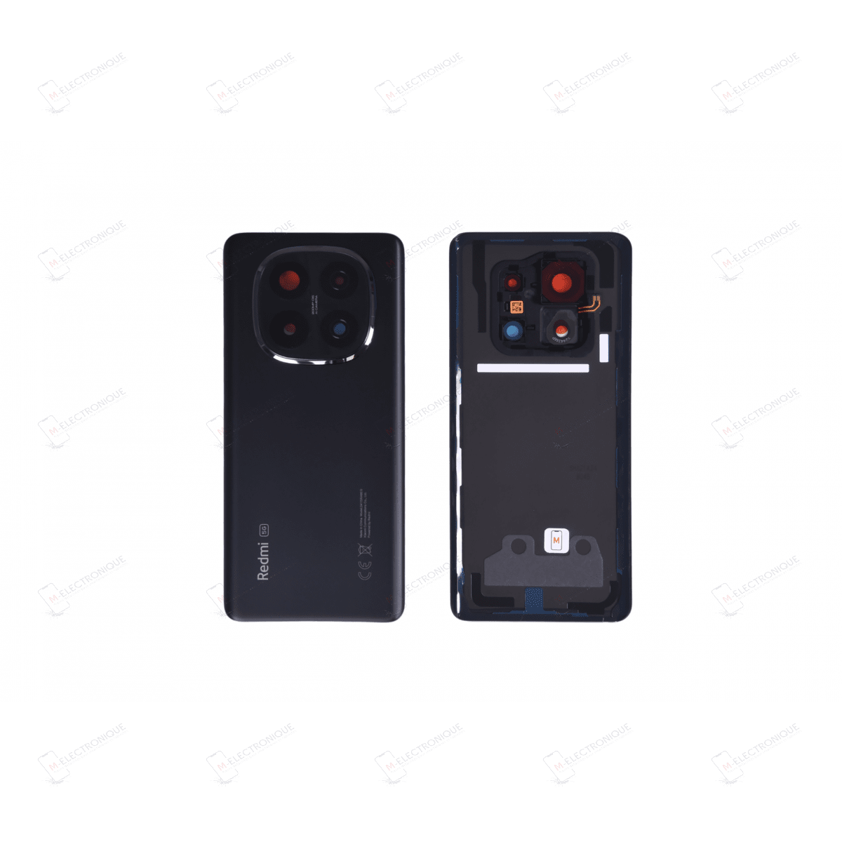 VITRE ARRIERE NOIR XIAOMI REDMI NOTE 14 PRO+ 5G