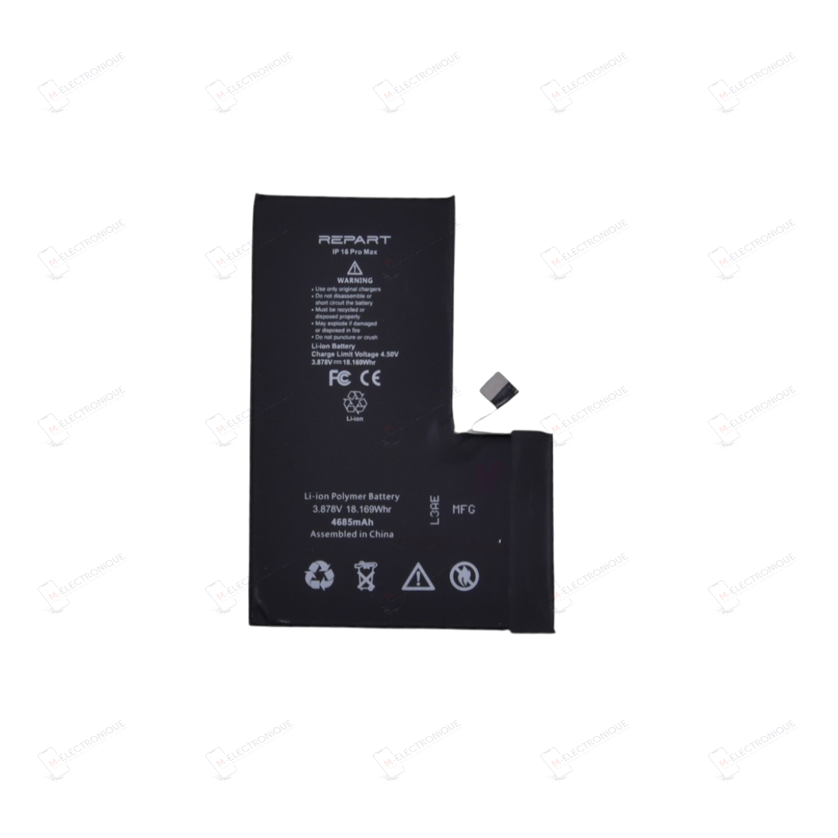 BATTERIE (TI) REPART IPHONE 16 PRO MAX