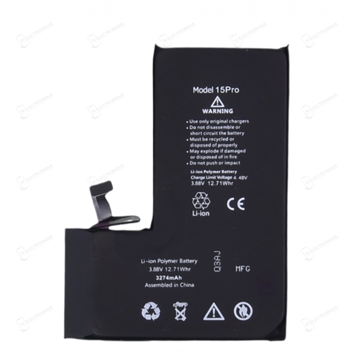 BATTERIE (TI) DIAGNOSTIC IPHONE 15 PRO