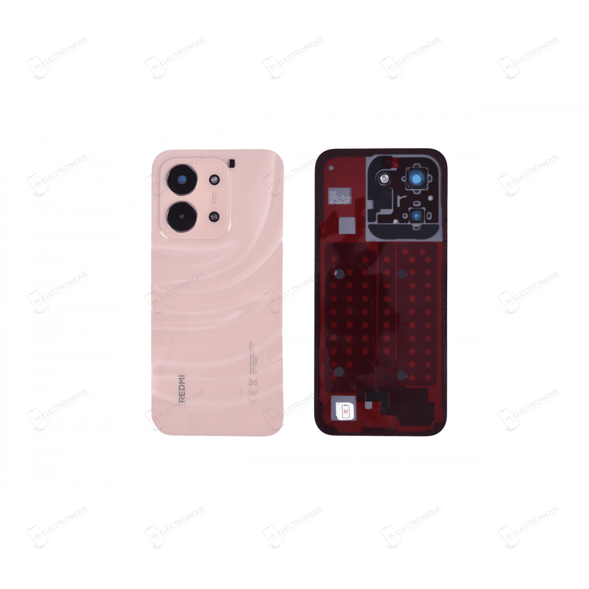 CACHE ARRIERE ROSE XIAOMI REDMI 15C