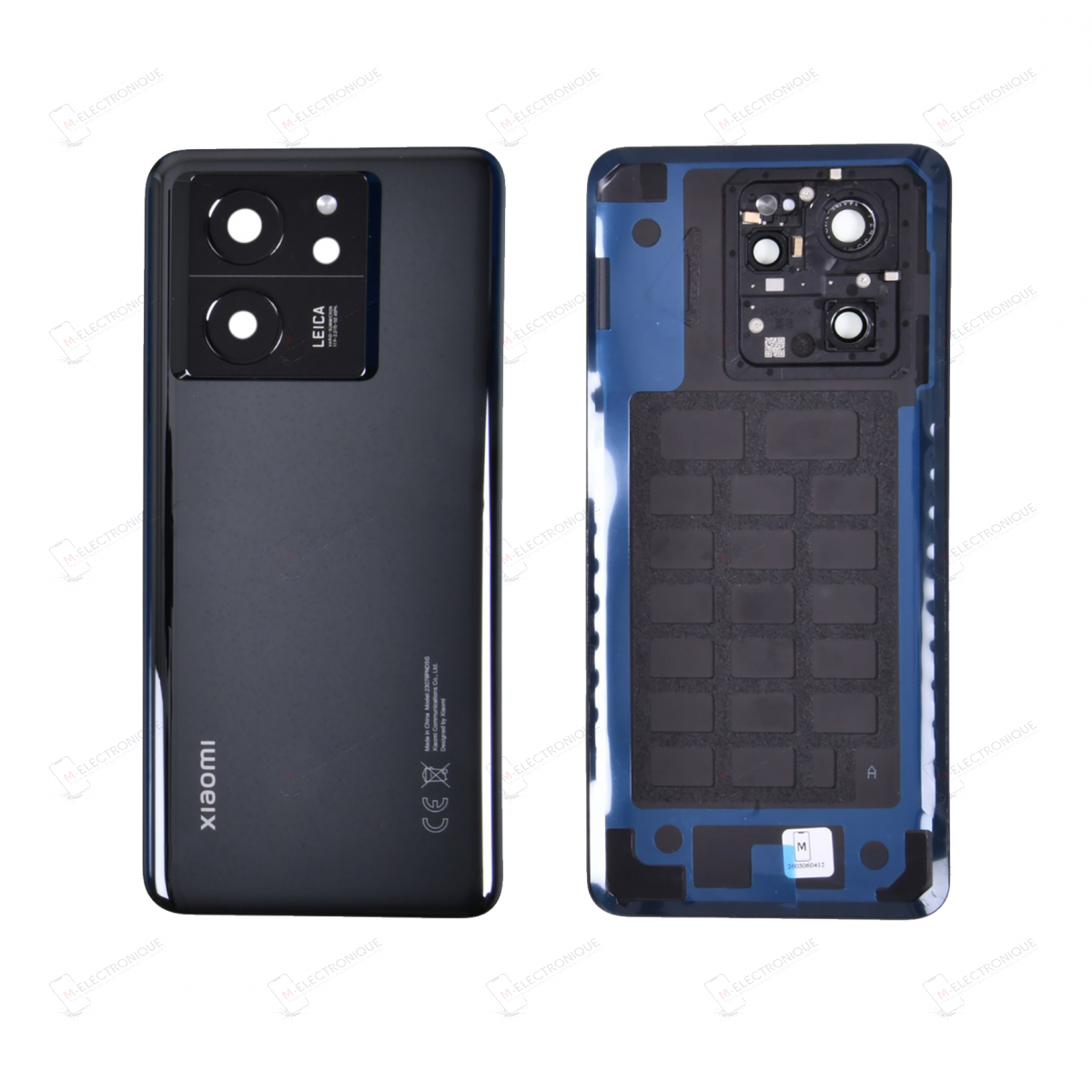 VITRE ARRIERE NOIR XIAOMI 13T / 13T PRO