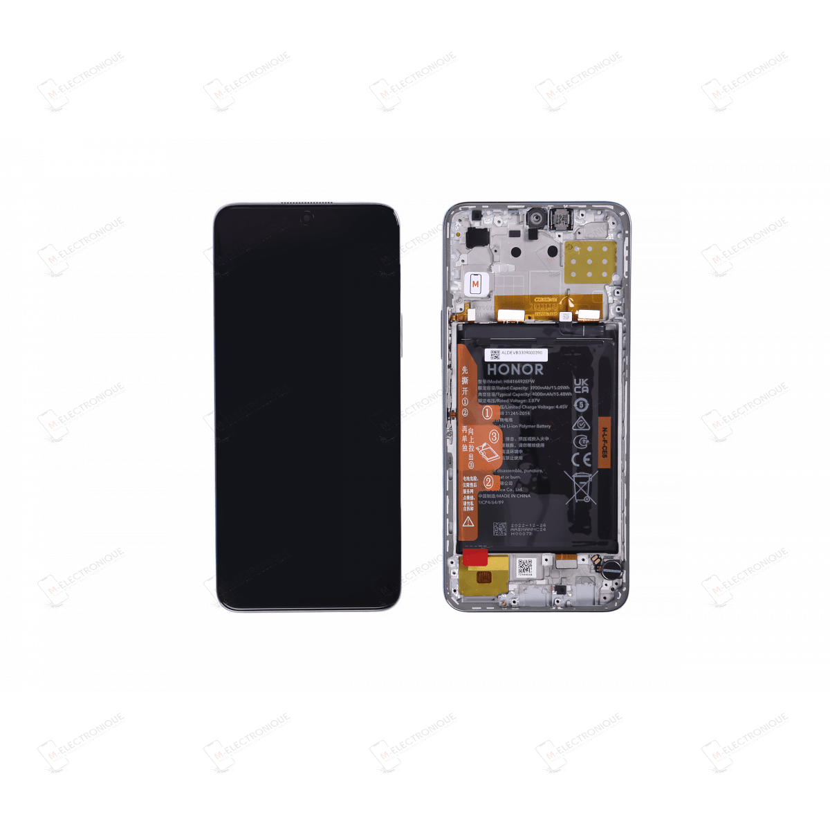ECRAN TITANIUM SILVER HONOR X8 4G