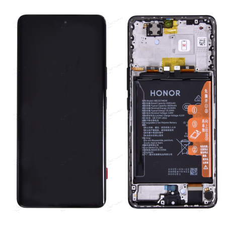 ECRAN AVEC BATTERIE TITANE NOIR  HONOR MAGIC7 LITE