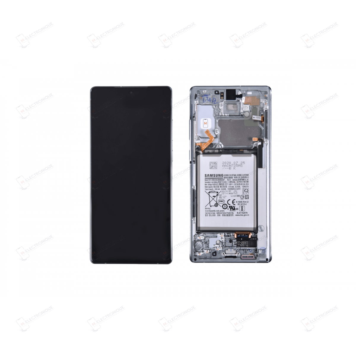 ECRAN VERT + BATTERIE SAMSUNG GALAXY NOTE 20