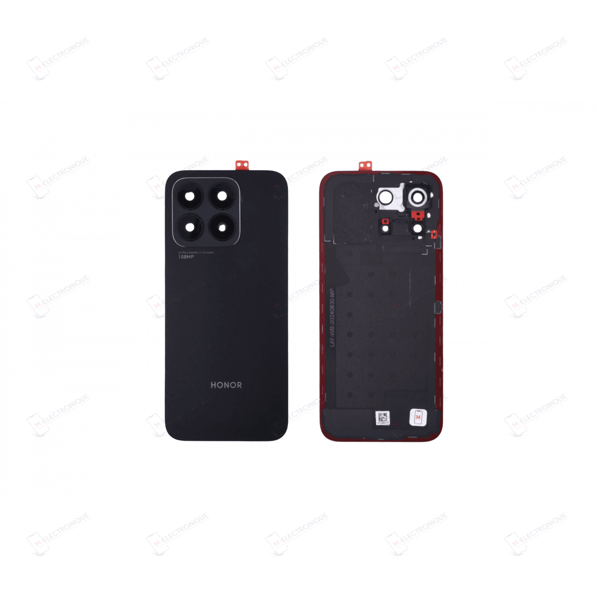 CACHE ARRIERE NOIR HONOR X8B