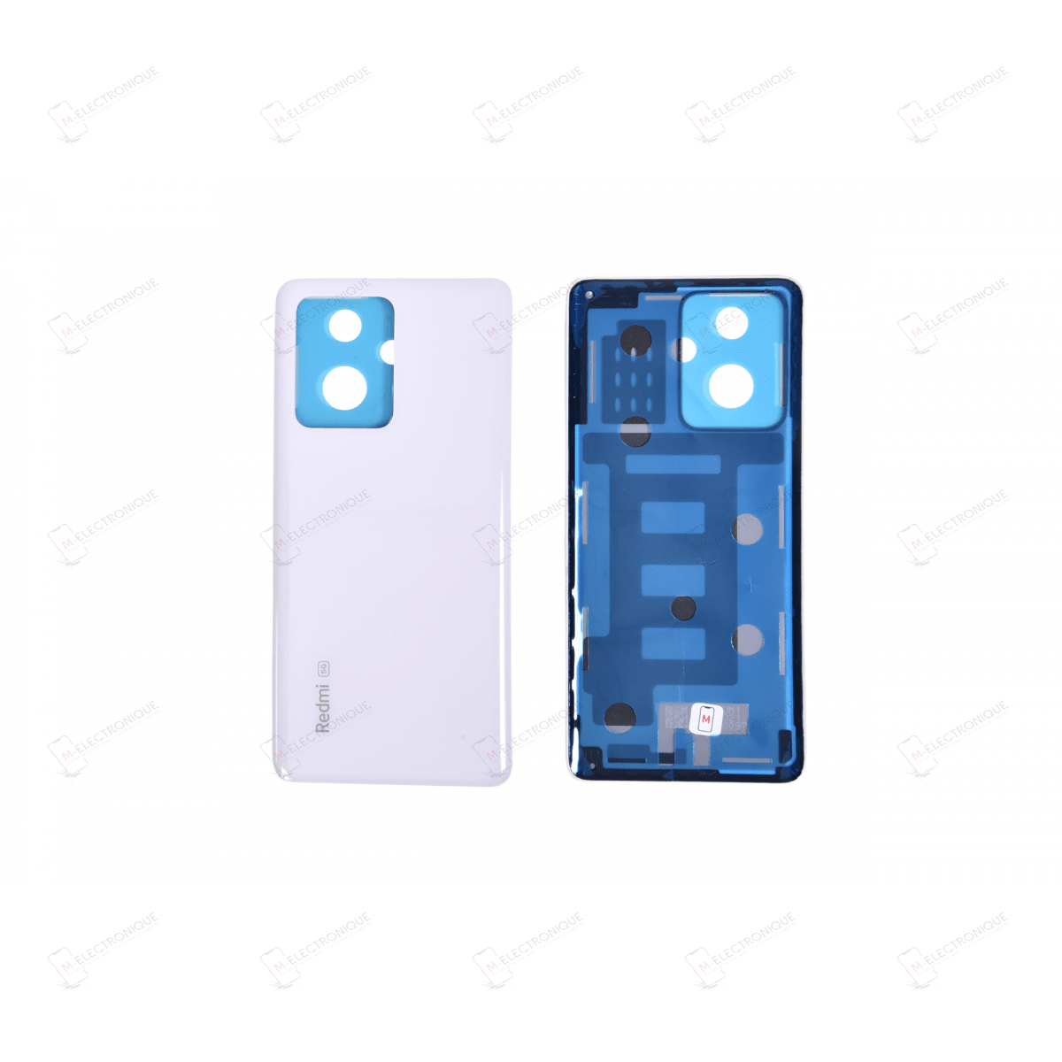 VITRE ARRIERE BLANCHE XIAOMI REDMI NOTE 12 PRO+ 5G