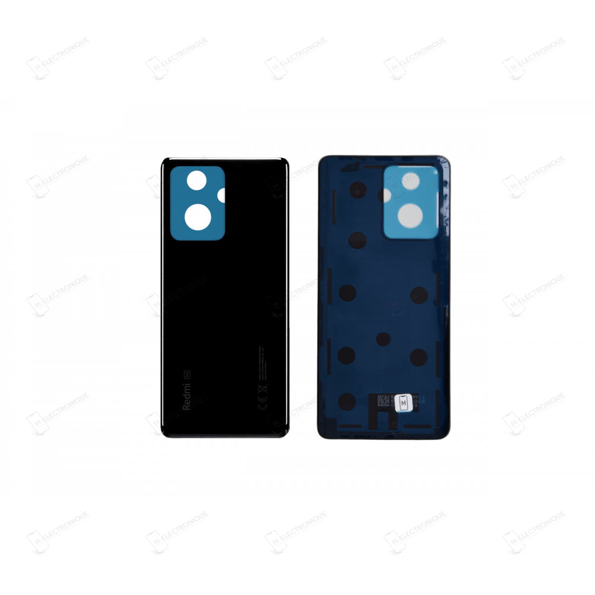 VITRE ARRIERE NOIR XIAOMI REDMI NOTE 12 PRO+ 5G