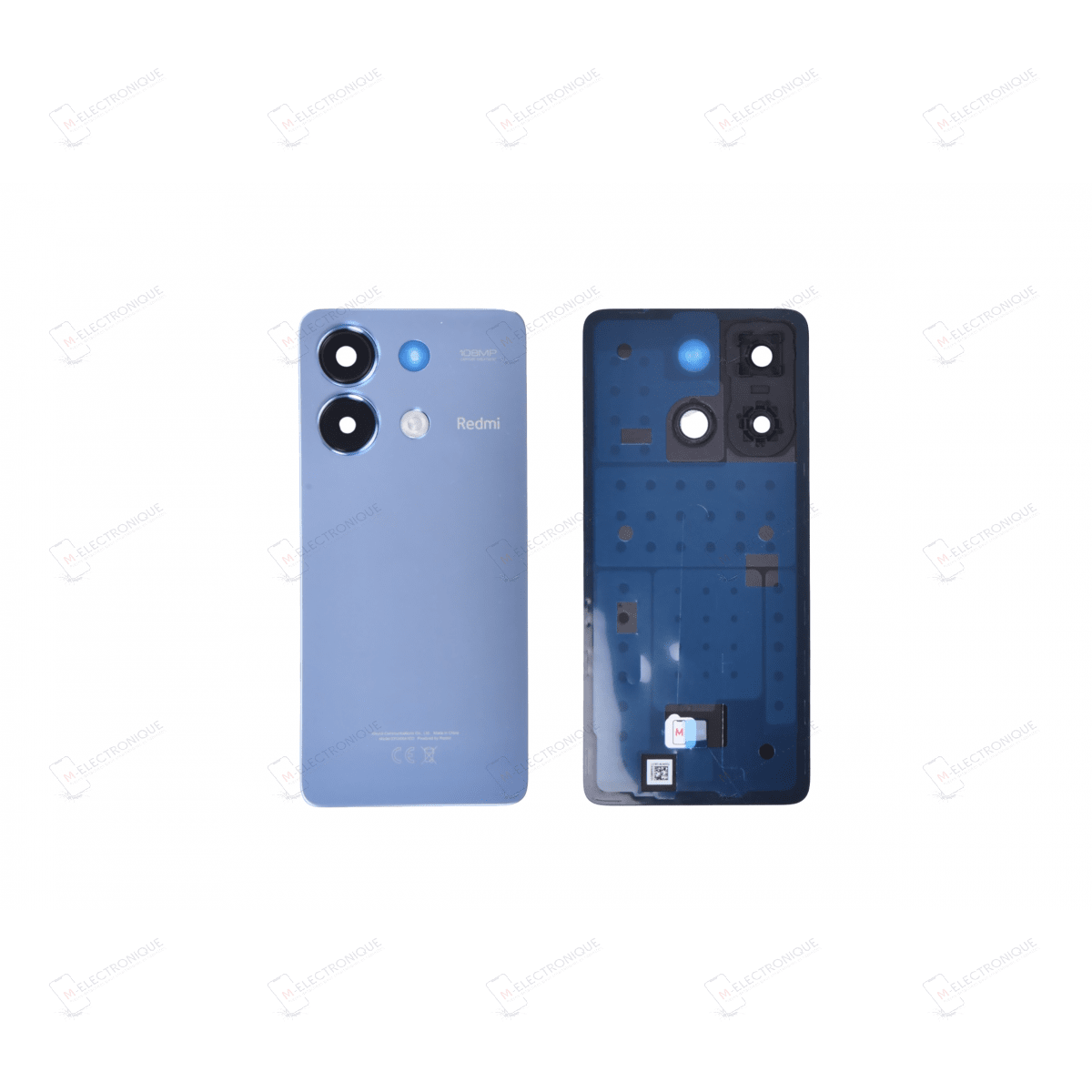 CACHE ARRIERE BLEU XIAOMI REDMI NOTE 13 4G