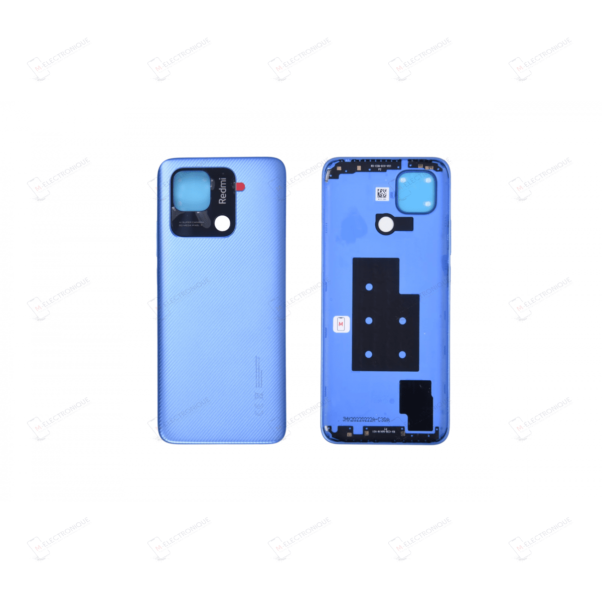 CACHE ARRIERE BLEU XIAOMI REDMI 10C