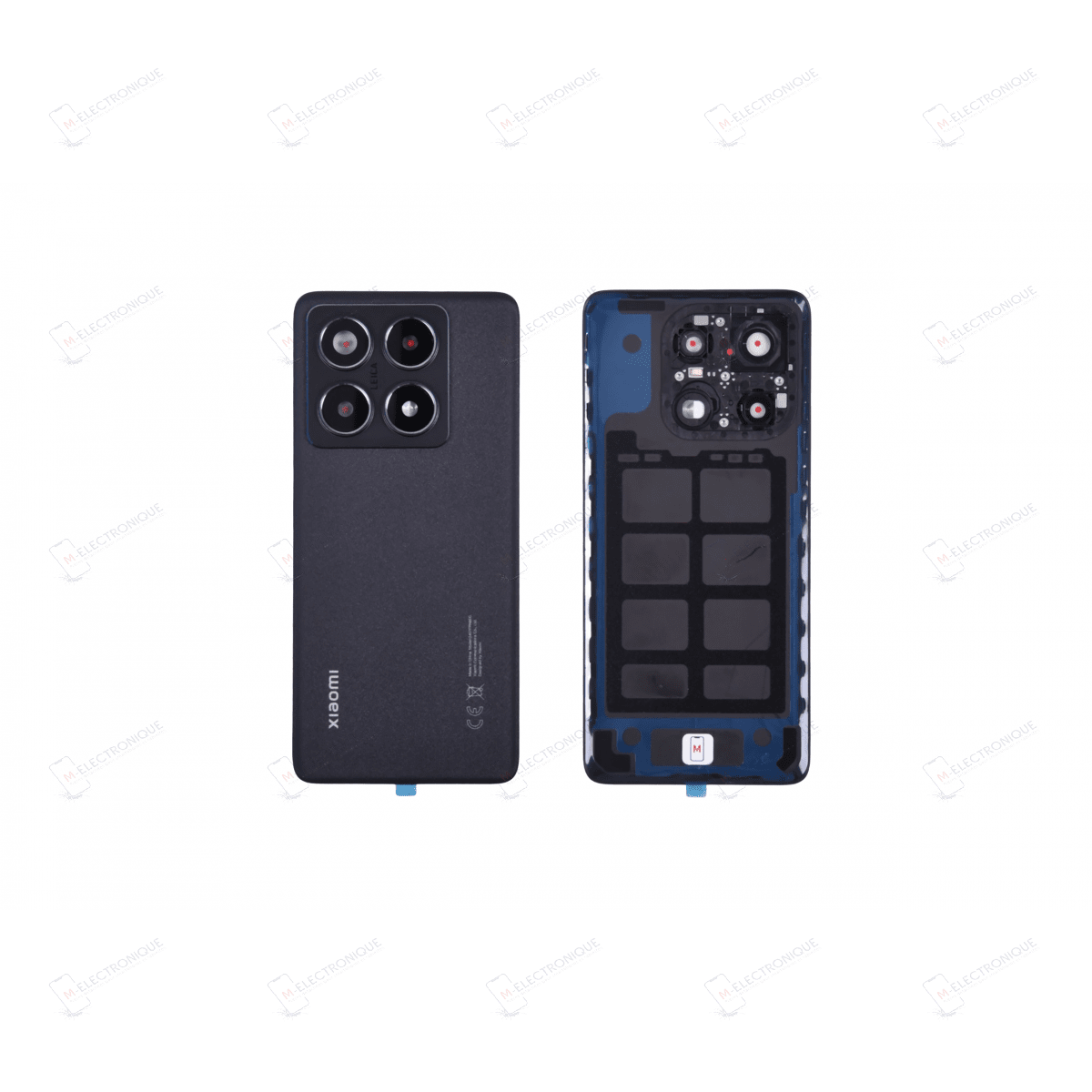 VITRE ARRIERE TITANE NOIR XIAOMI 14T PRO