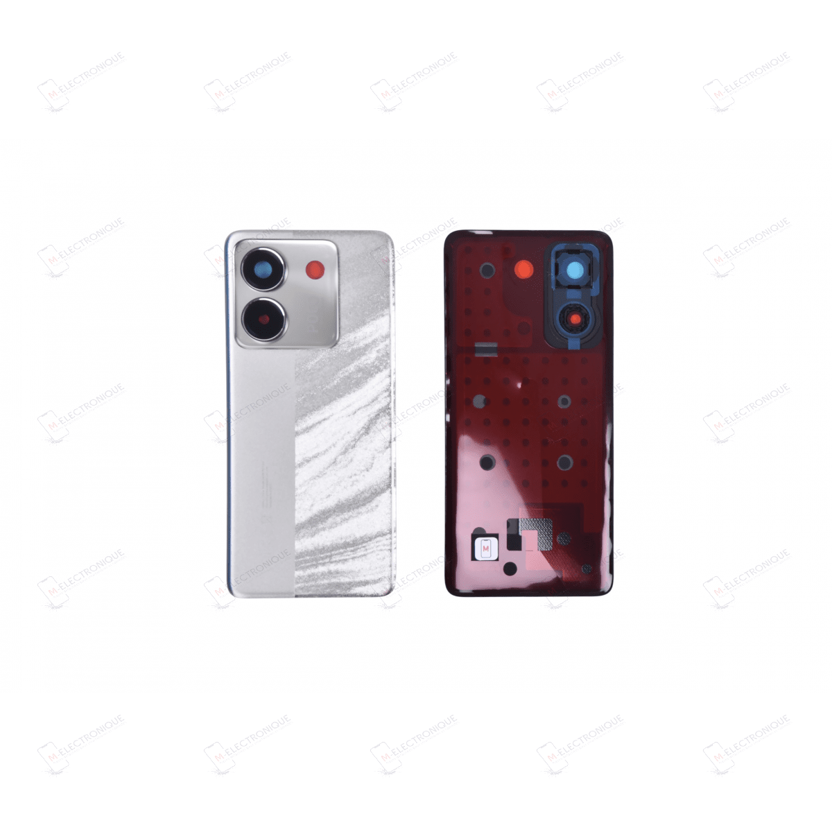 CACHE ARRIERE SILVER XIAOMI POCO M7 PRO 5G
