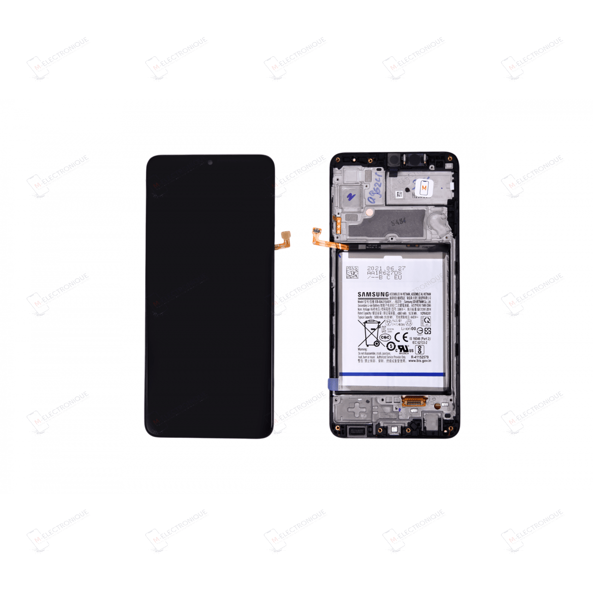 ECRAN NOIR AVEC BATTERIE SAMSUNG GALAXY A22 4G