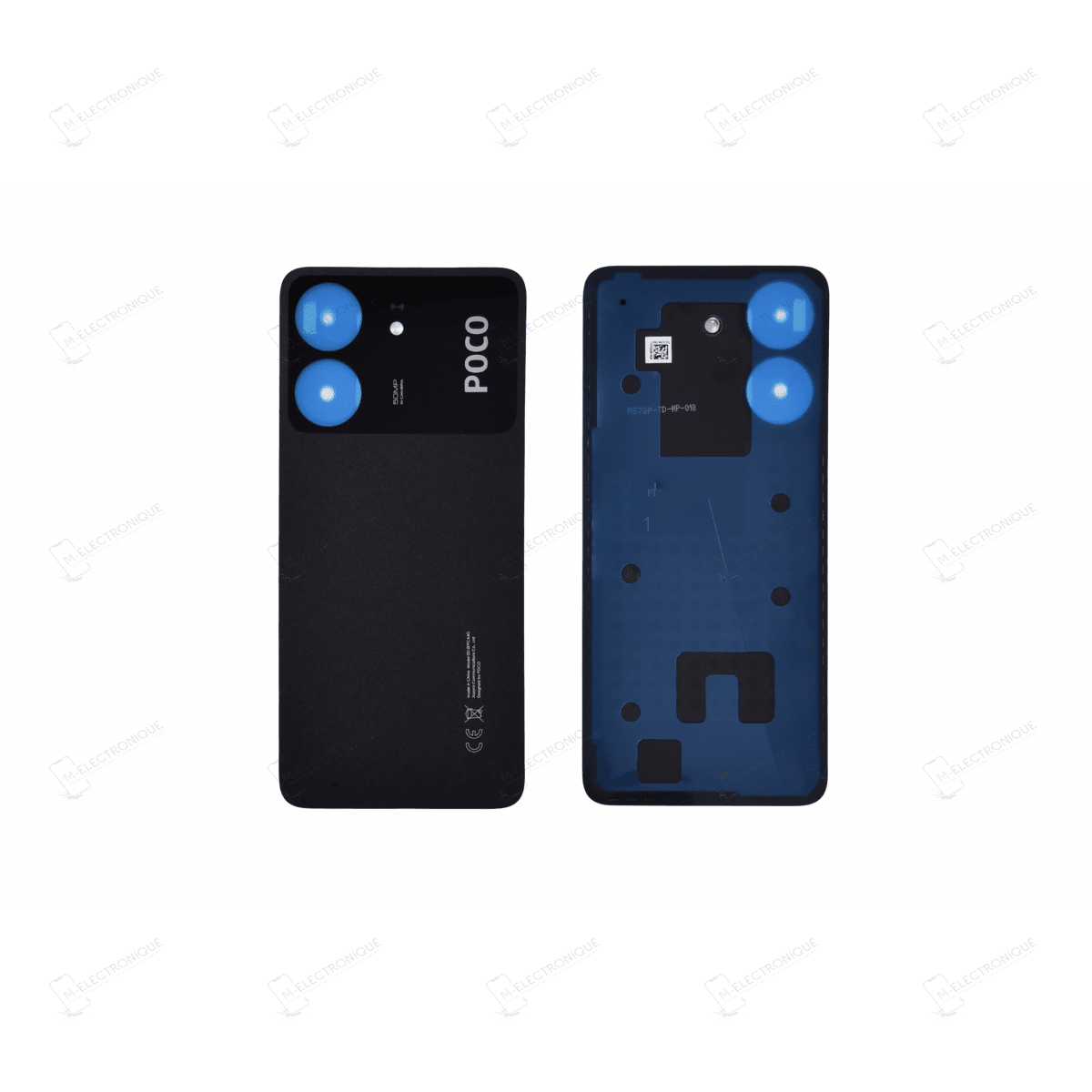 CACHE ARRIERE NOIR XIAOMI POCO C65