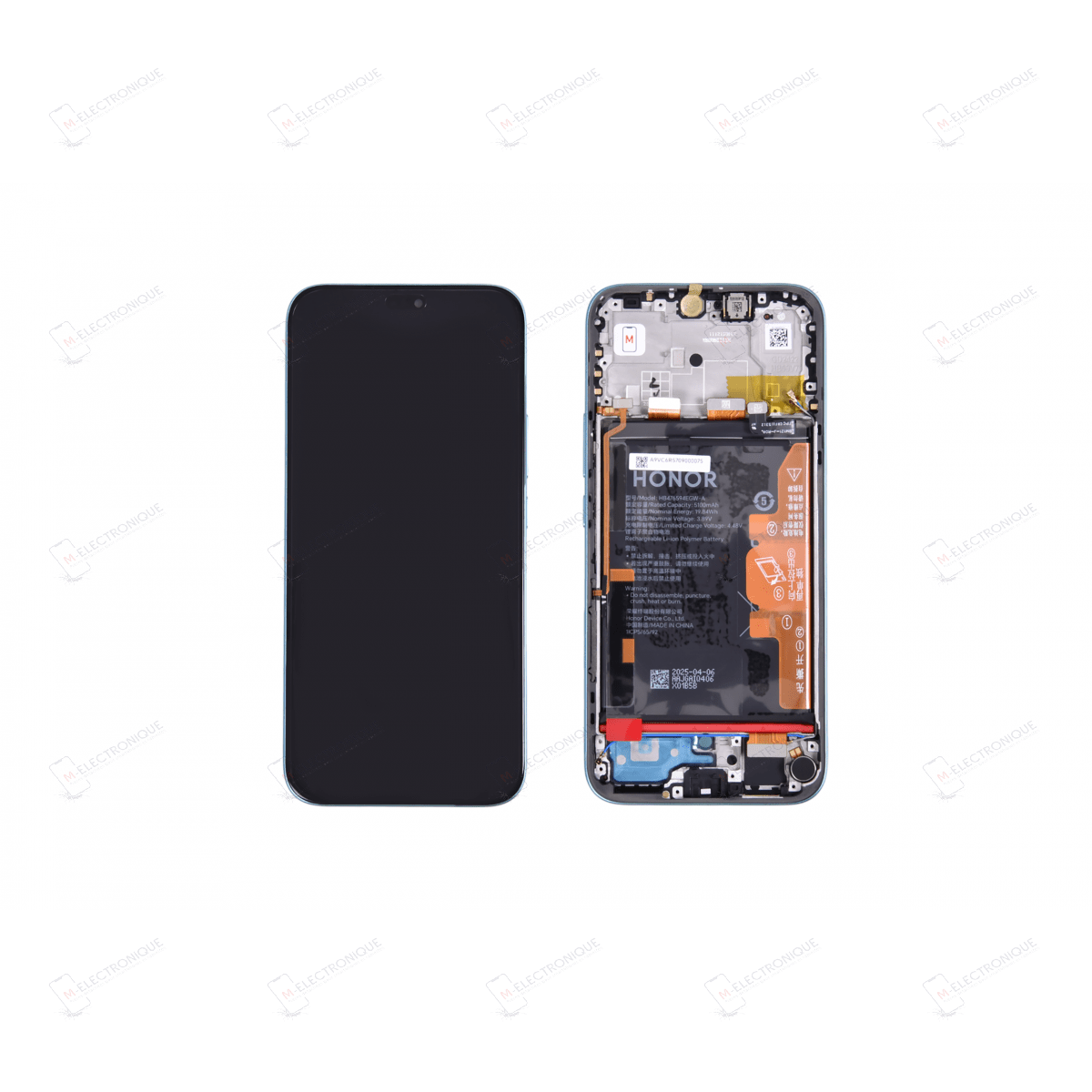 ECRAN AVEC BATTERIE MARRS GREEN HONOR 400 LITE